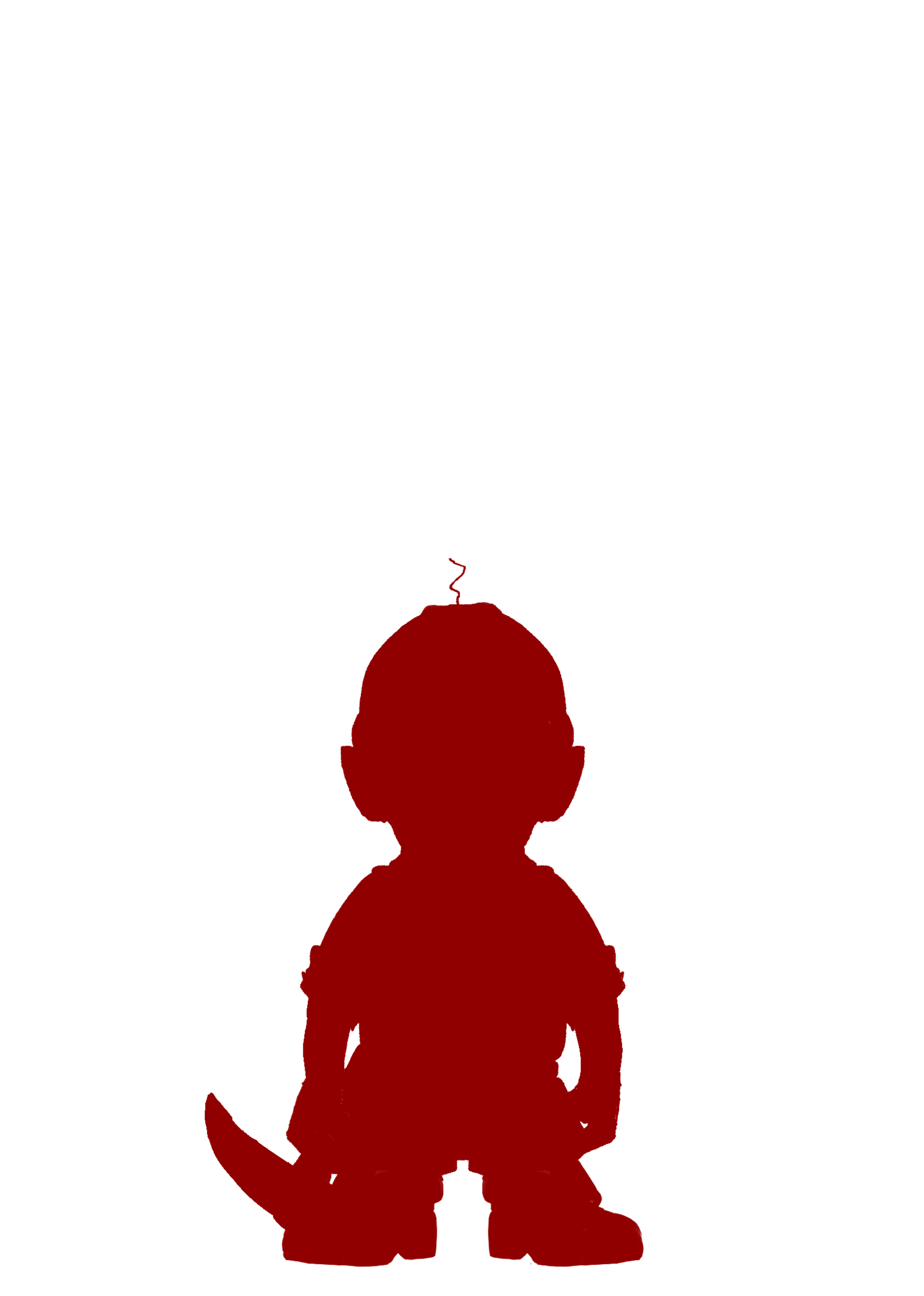 小人シルエット